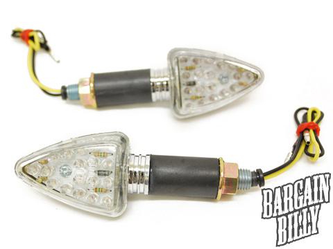 Custom blinker amber led mini turn signals lights fit harley davidson motorcycle