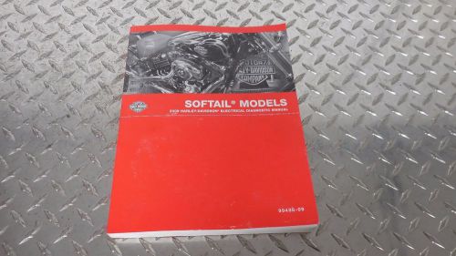 2009 harley davidson fxst flst softail models elect. diagnostic manual 99498-09