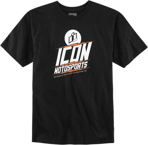 Icon  tee charged black md