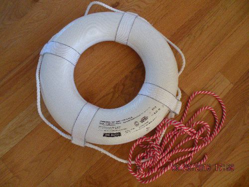 Jim-buoy 20&#034; white life ring