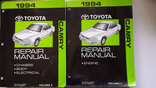 1994 genuine toyota camry service repair shop workshop manual set