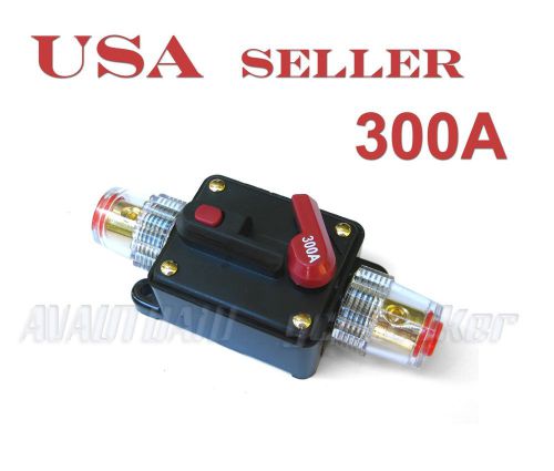 300a car audio inline circuit breaker fuse for 12v system protection