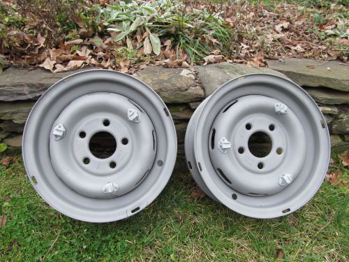 Mercedes ponton w121 190 steel wheel sudrad 4 1/2k x 13b excellent dated 9/58