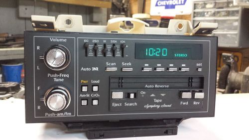 85 86 87 88 cadillac deville fleetwood delco gm am fm cassette eq stereo radio