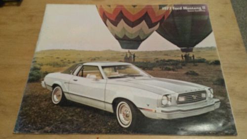 1977 ford mustang ii ghia mach 1 cobra ii dlr brochure