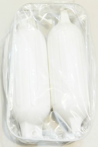 2 pvc dock edge boat fenders white