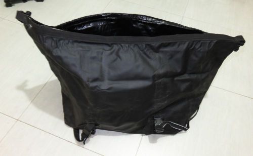 Nelson rigg motorcycle med 40 liter waterproof tail bag black with straps