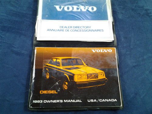 1983 volvo diesel owners manual