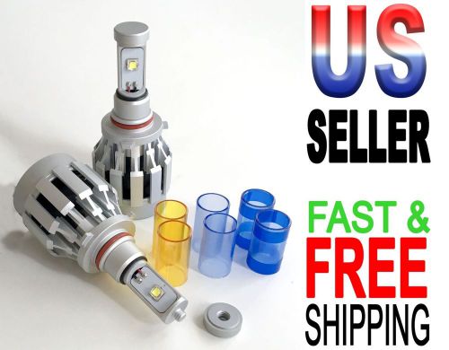 Cree led t6 blue white yellow all n 1 diy 9005 high/beam headlights 4k 6k 8k