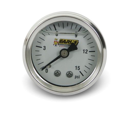 Earls plumbing 100189erl fuel pressure gauge