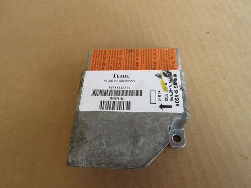 99 bmw z3 m coupe e36 airbag control unit, sensor, module srs 65778374799