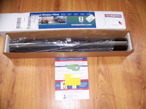 Concord window tint film kit 30&#034;x 25ft roll 50% vlt neutral grey tinting