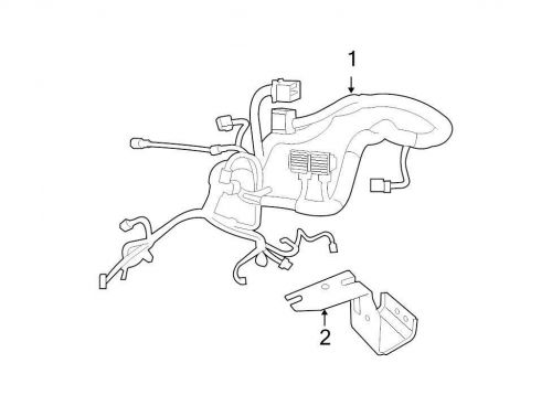 Chrysler oem jeep engine wiring harness 68058639ab image 1