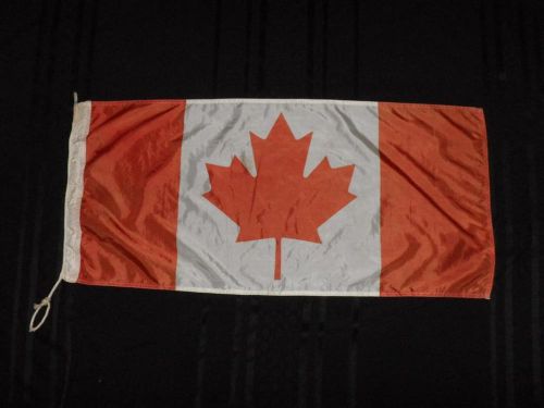 Boat canadian marine flag 38&#034; x 18&#034; maple leaf accessory - nice!!