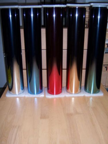 Dark 15 % fader film reflective gold to bronze window tint 20&#034; by 25 ft roll