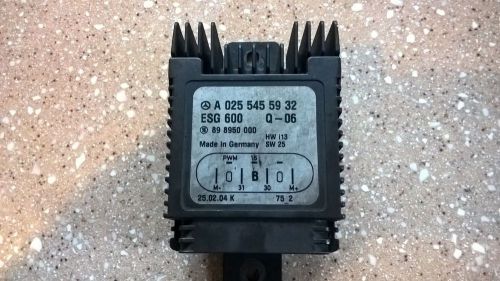 2001-2004 mercedes slk320 r170 oem aux auxiliary fan relay control unit module