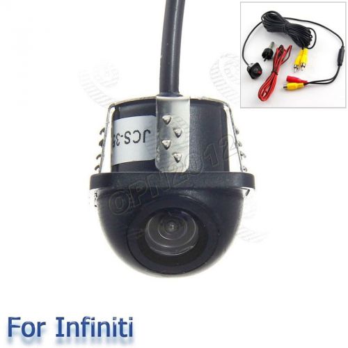 Car rear view reverse backup parking camera hd night vision webcam for infiniti