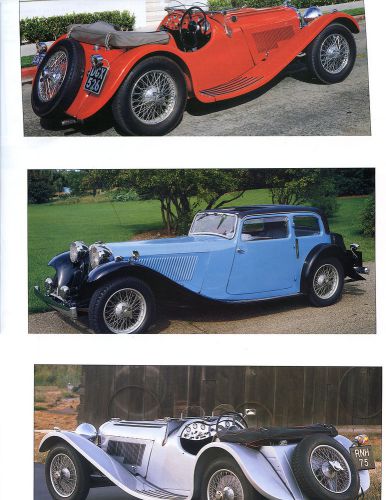 1922 - 1940 jaguar ss ss1 ss2 12 pg color article