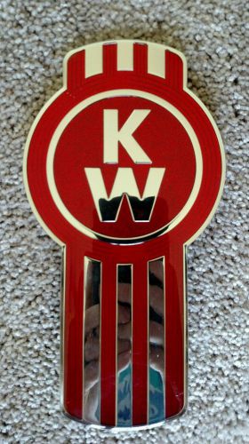Kenworth chrome hood emblem
