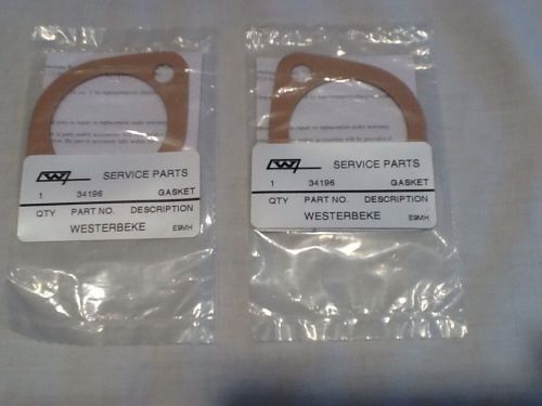 Pair of thermostat gaskets for westerbeke engines