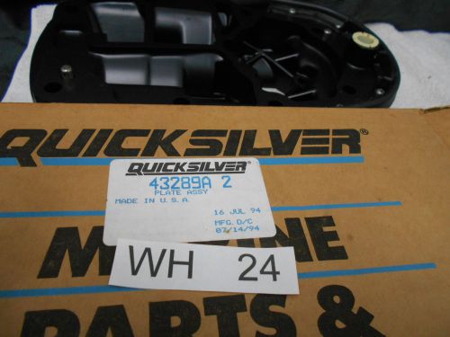 New 43289a2   plate assy  mercury mercruiser quicksilver