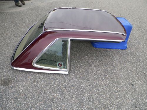 Mercedes 107 hard top sl maroon 380sl 450sl 560sl with all the glass