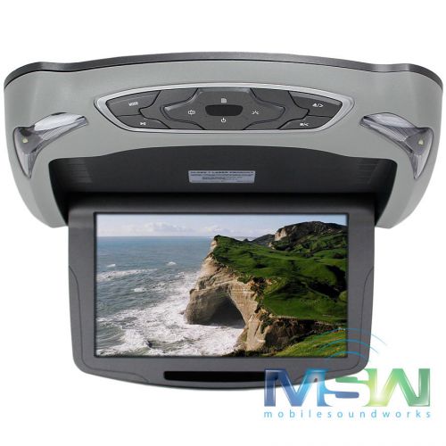 Soundstream vcm-9dx 9&#034; ceiling mount flip down lcd monitor w/ dvd player vcm9dx