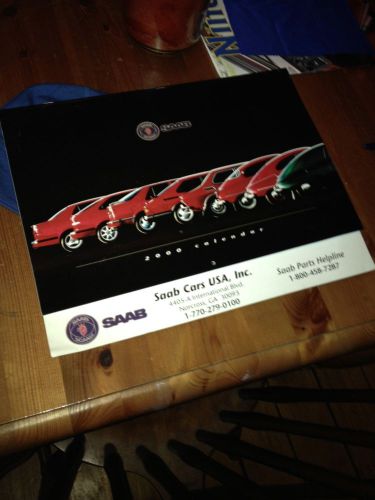 Saab promo/rare calendar 2000 dealer