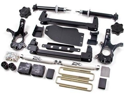 6.5&#034; zone offroad lift kit 2007-2013 chevy gmc 1500 silverado sierra 6 lug 4wd