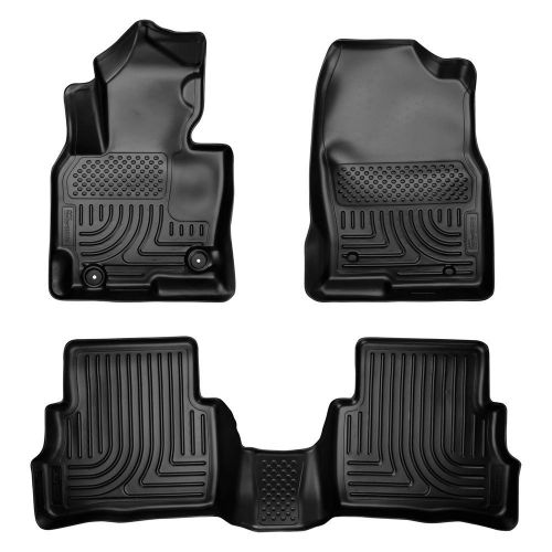 Husky weatherbeater 1st and 2nd rows black floor liner for mazda cx-5 99731