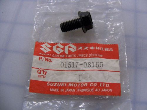 Nos suzuki 01517-08165 seat / footrest bolt dr100 gs550 vs700 lt230 lt250