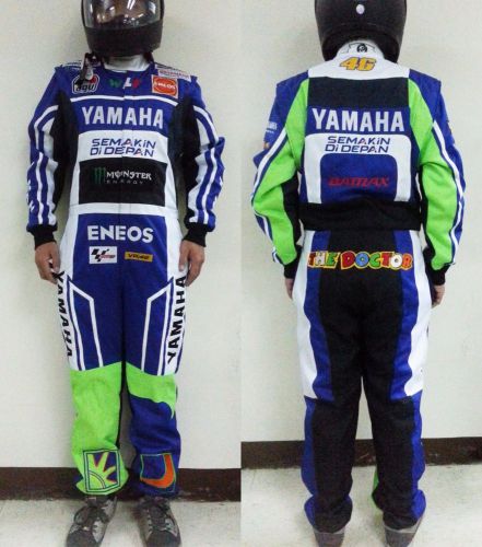 Replica valentino rossi 2013 karting kart suit race racing suit leve 2