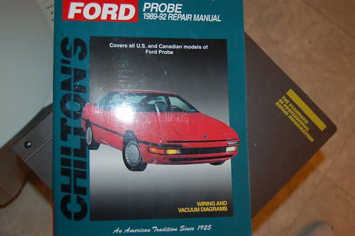 Ford probe repair manual, very good condition chilton