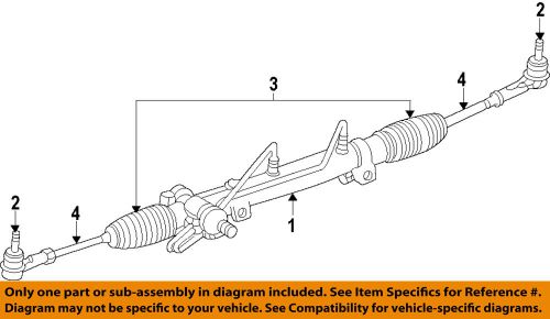 Chrysler oem-rack and pinion complete unit 4584573af