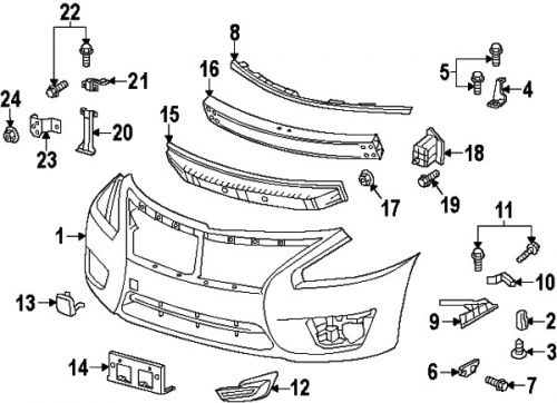 Nissan 620783ta0b genuine oem sight shield