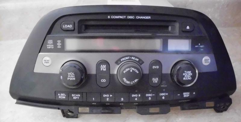 08 09 10 honda odyssey radio 6-disc cd changer  ixu4