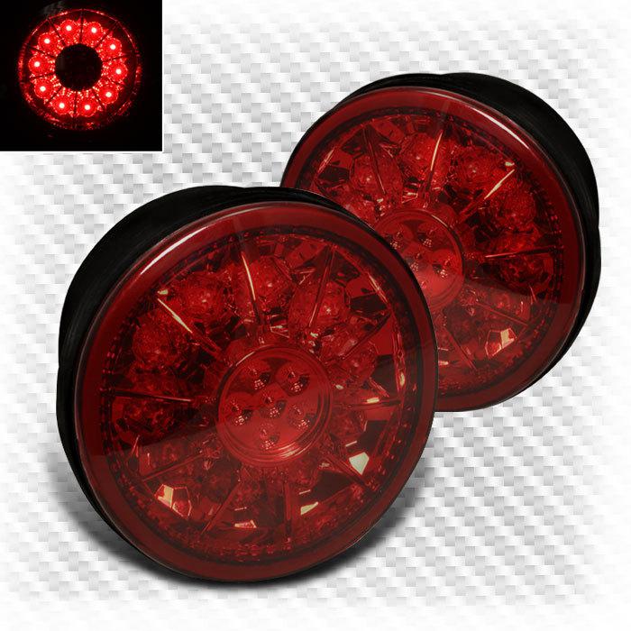 01-05 lexus is 300 led trunk red smoke tail lights rear brake lamp pair new set