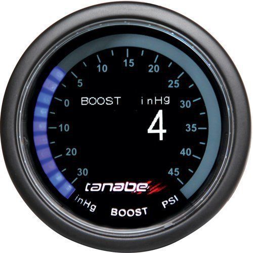 Tanabe revel vls 52mm oled boost gauge 30 inhg to 45 psi (52mm)