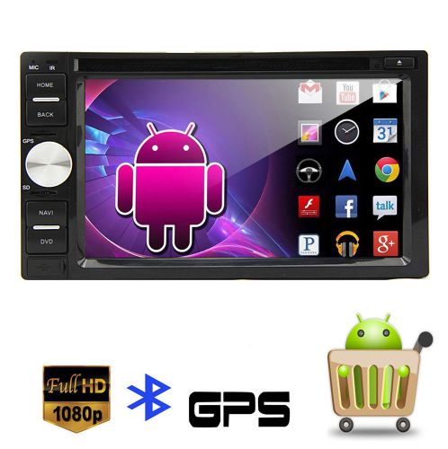 Android 4.4 gps navi 2 din car stereo dvd cd player auto radio wifi-3g bluetooth