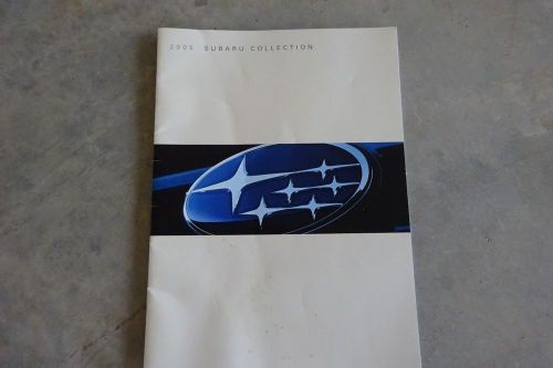 Subaru sales brochure 2005