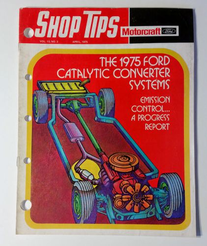 1975 motorcraft shop tips newsletter ford catalytic converter systems mercury