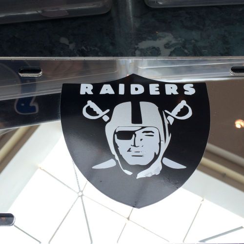 Nfl - acrylic oakland raiders license plate