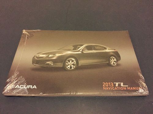 *new* 2013 acura tl navigation manual wrapped in plastic