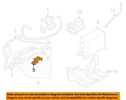 Mitsubishi oem 2014 mirage vapor canister-solenoid valve mr507781