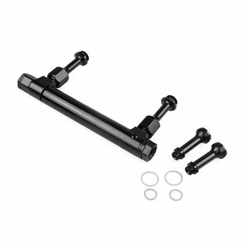 Adjustable aluminum pivoting fuel log for universal black universal