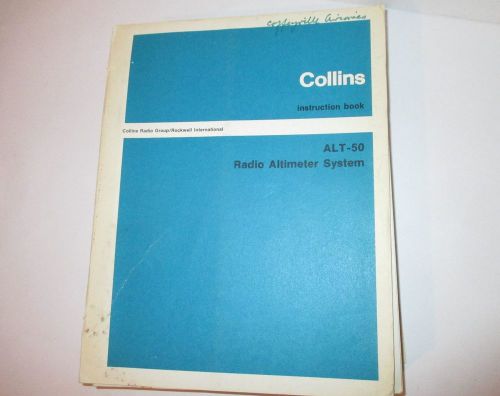 Collins alt-50 339h-1l 339h-3 339h-4/4a 860f-2 maintenance install manual