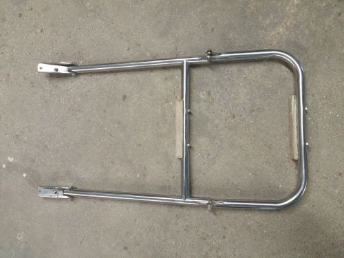 2 step boat marine rinker fistiva flip up stainless boat boarding ladder