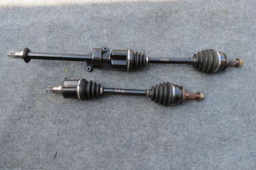 02-08 mini cooper s r53 r52 front left driver n right passenger axle shaft set .