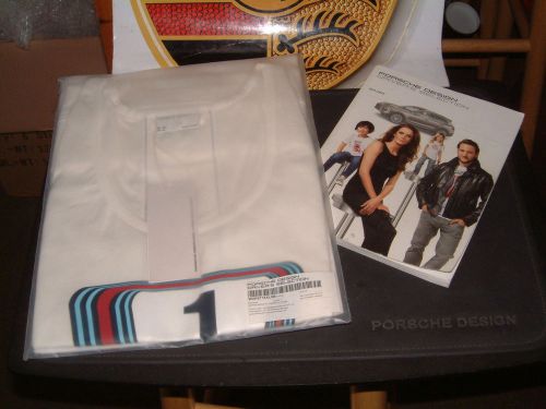 Porsche design women&#039;s martini racing tank top in white, euro xxl/usa xl. nibwt.