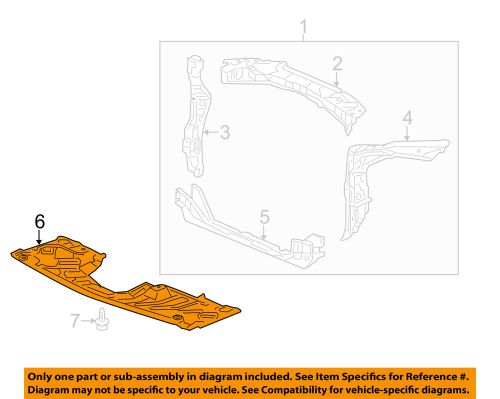 Honda oem 11-15 odyssey splash shields-splash shield 74111tk8a00